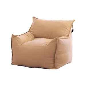 Bọt đầy Puff phòng chờ Beanbag ghế với chỗ để chân sofa giường sofa đặt giá rẻ phòng khách ngồi có thể ngả sofa