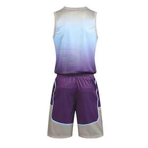 ชุดบาสเก็ตบอลสั่งทำพิเศษ คุณภาพดีที่สุด โพลีเอสเตอร์ 100% ระบายอากาศได้ดี แห้งเร็ว ต้านเชื้อแบคทีเรีย ดีไซน์ใหม่ ชุดกีฬา - Product Image 3