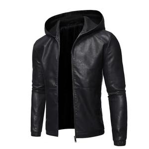 Sweat à capuche de haute qualité en cuir véritable de qualité supérieure, un classique pour toutes les occasions en meilleure vente - Product Image 4