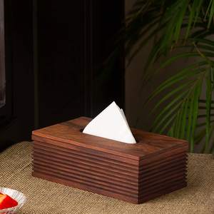 Distributeur de serviettes en forme de bouteille en bois verre cuisine stockage porte-mouchoirs accessoire accessoires de cuisine - Product Image 3