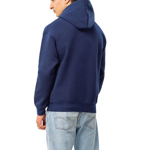 Automne Gym sweat décontracté pour violet surdimensionné pull à capuche personnalisé Streetwear coton mélangé plaine teint Designer à capuche - Product Image 2