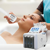 Prix d'usine Machine de dermabrasion hydraulique et de peeling à jet d'oxygène 6 en 1 H2O2 Oxigen Soins du visage Soin de la peau Équipement de beauté