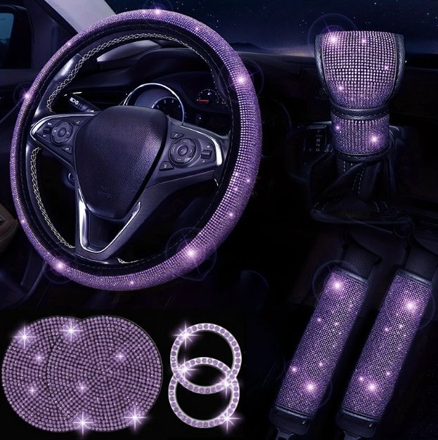 Shanghai Anma Industry Co., Ltd. - ANMA Brand Anti-Skid Durable Colorful Car Steering Wheel Cover, M