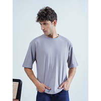 T-shirts décontractés pour hommes OKAPI, col rond uni, 100% coton, jersey léger et respirant, 200 grammes, coupe ajustée classique, manches courtes