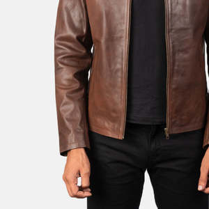 OTM เสื้อโค้ทผู้ชายสำหรับฤดูหนาว, เสื้อโค้ทหนังแกะสีน้ำตาลเสื้อแจ็คเก็ตให้ความอบอุ่นทันสมัยกระเป๋าของตกแต่งราคาไม่แพง - Product Image 2