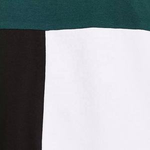 เสื้อยืดคอกลมสำหรับผู้หญิงผ้าคอตตอนผ้าโพลีเอสเตอร์ผ้าแห้งเร็วแบบเย็บปะต่อกันฤดูร้อนดีไซน์ใหม่ - Product Image 3