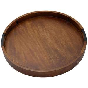 Bandejas Redondas de Madera Adecuadas para Servir Comidas Tradicionales con Encanto Cultural y Diseño Elegante - Product Image 4