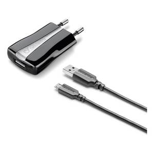 Kit de Cargador Compacto Negro ACHUSBKITMICROUSB2, Cable de Transporte MicroUSB USB Tipo-A - Product Image 1