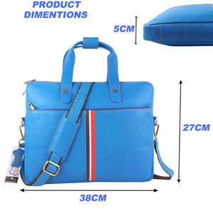 Sac de messager en cuir véritable à des prix abordables avec sac utilitaire multifonctionnel et grande capacité pour ordinateur portable de l'exportateur indien - Product Image 2