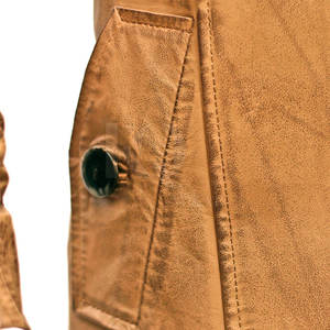 Abrigo de Cuero Moderno para Hombre, Estilo Largo y Elegante, Material Duradero, Ideal para la Moda de Invierno, Estilo Casual - Product Image 6