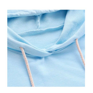 Sudaderas con capucha recortadas en blanco personalizadas para mujer para ropa informal/Sudaderas con capucha de alta calidad personalizadas para mujer al por mayor - Product Image 2
