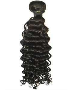Extensiones de cabello crudo de onda profunda Remy indio de lujo Tramas sedosas, gruesas y sin enredos - Product Image 4