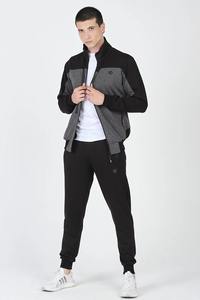 Costume de jogging pour hommes sur mesure fabriqué en usine sans logo survêtement rouge à fermeture éclair survêtement homme personnalisé/survêtement à doublure polaire pour hommes - Product Image 5