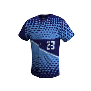 Ensemble uniforme adulte en polyester respirant avec logo personnalisé, nouveau design, vêtements de baseball et de softball avec un matériau respirant confortable - Product Image 5