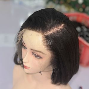 La mejor calidad Super Bone Straight Color natural Frontal Bob con precio al por mayor de cabello humano real cabello vietnamita - Product Image 4