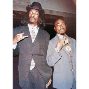 XXL <b>Poster</b> of Tupac & Snoop Doggy Dogg Modern Design Style Made of Paper for Wall Usage - Product Image 1
