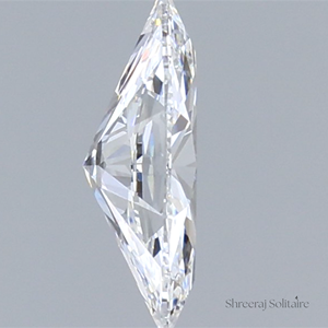 เพชรทรงมาร์คีส์ 0.50 กะรัต คุณภาพเยี่ยม ผลิตในห้องปฏิบัติการ สี F ความสะอาด VVS2 พร้อมใบรับรอง คุณภาพการเจียระไนยอดเยี่ยม แบบเม็ดเดี่ยว - Product Image 3