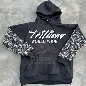 ชุดวอร์มผ้าคอตตอนออร์แกนิกสำหรับผู้ชายชุดวอร์มซักแบบเป็นกรด400 450 500 GSM 100% ฤดูร้อน - Product Image 2