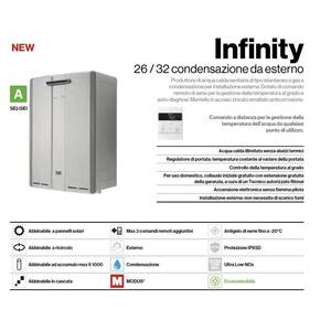 Calentador de Agua a Gas para Exteriores Rinnai Infinity N32e ErP de 32 Litros con Condensación - Product Image 2