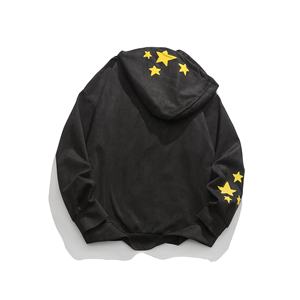 Full <b>Zip</b> Up Retro-Printed Hooded Cardigan-Sweatshirt Men and Women Couple-Unisex Hoodie Men Hoodies Sweatshirts - Product Image 3