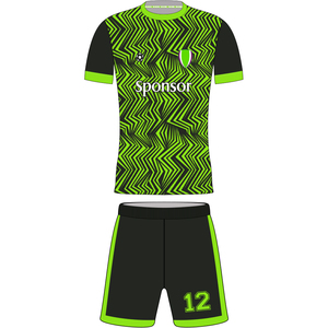Ensembles de maillots de football club personnalisés nouveau design uniforme d'équipe pour adultes impression numérique 100% polyester maillot de football à séchage rapide - Product Image 5