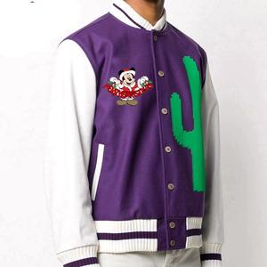 เสื้อแจ็คเก็ตเบสบอลคุณภาพพรีเมียมสำหรับผู้ชาย ผลิตในปากีสถาน ทนทาน ผ้าฝ้ายเคลือบ 100% ทรงยาวบาง สไตล์ Letterman สำหรับฤดูหนาว - Product Image 4