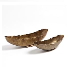 Bol décoratif fantaisie doré de qualité supérieure Bol à pâte doré antique Serveur à salade mariage d'occasion - Product Image 3