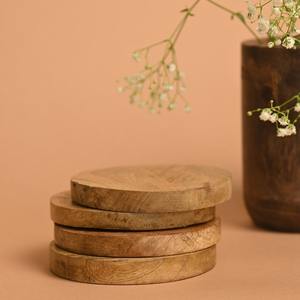 Handmade Beaded <b>Coasters</b> - Boho <b>Drink</b> <b>Coasters</b> with Polyester Backing (4x4 Inch) - Product Image 4