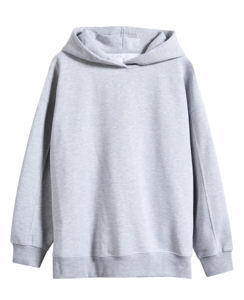 Nouveau design vêtements d'hiver 100% coton polaire couleur unie respirant surdimensionné pull goutte épaule poids lourd sweats à capuche pour femmes - Product Image 2