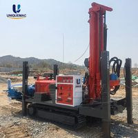 UNIQUEMAC Foreuse rotative sur chenilles robuste pour puits profonds 200m 260m 300m