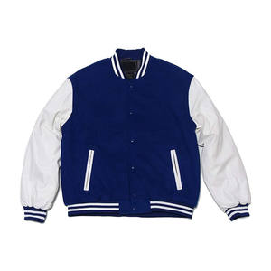 Personalizado de alta calidad de lana cuerpo de cuero genuino mangas Letterman chaqueta de bombardero para los hombres disponibles en todos los colores - Product Image 2