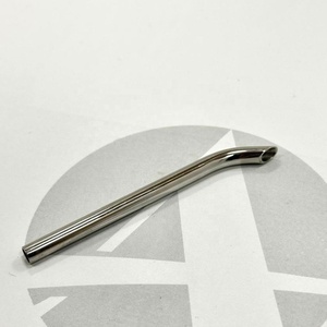 Tubo Receptor Curvo de Acero Inoxidable Quirúrgico Profesional de 45 Grados para Perforaciones, Rango de 3mm a 10mm, Herramienta de Estudio de 77mm - Product Image 1