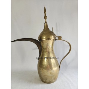 High Quality Stainless Steel Eco-Friendly Modern <b>Arabic</b> Coffee Pot Dallah Customized Design Gold Color <b>Tea</b> Espresso Supply - Product Image 1