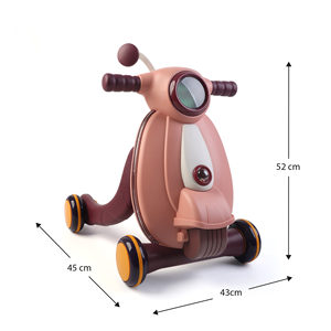 ROBINCOOL Orange Baby Walker with <b>Light</b> and Wheel Lock 43 X 45 X 52 CM Fun <b>Pull</b>-Toys & Walkers - Product Image 4