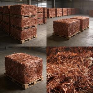 เศษลวดทองแดงบริสุทธิ์ สีทองสดใส ไม่หุ้มฉนวน สำหรับรีไซเคิล - Product Image 5