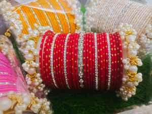 100% High Quality Latest Designs Fashionable Bangles Sets Custom Sizes And Colors Handmade Bangles Chudiyan Set For Women - Product Image 3