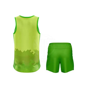 Uniforme de Atletismo para Hombre con Contraste de Color, Tela de Poliéster Suave, Uniforme Deportivo de Atletismo al Por Mayor - Product Image 2
