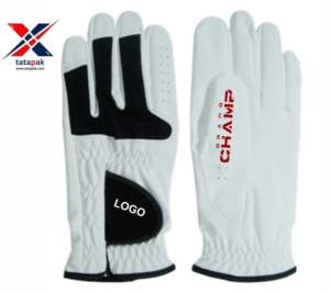 Guantes de golf personalizados de piel de oveja auténtica para el mejor rendimiento, juego de guantes antideslizantes para adultos unisex, precio al por mayor - Product Image 3
