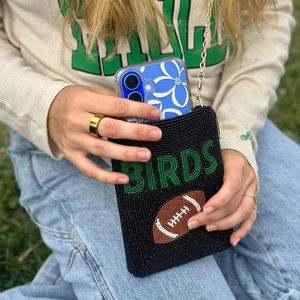 กระเป๋าใส่เหรียญปักลูกปัดสไตล์วินเทจงานแฮนด์เมดสำหรับผู้หญิงและเด็กผู้หญิง  สีสันปรับแต่งได้  แฟชั่นเครื่องประดับทำมือสำหรับสุภาพสตรี - Product Image 1