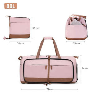 Customized <b>Waterproof</b> Sport Bag Backpack New Style Design Gym Training OEM ODM Fitness Bags Available Duffle Bags - Product Image 6