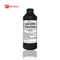 HESHUN Vernis de transfert par estampage à chaud UV DTF, feuille brillante, estampage or, encre UV pour impression jet d'encre