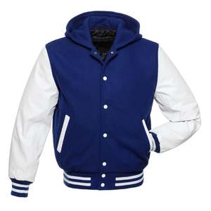 Custom High Street <b>Wool</b> <b>Fabric</b> Varsity Jackets for Men Winter Letterman Jackets with OEM CollegeBaseballjacket for men - Product Image 1