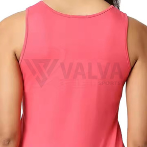 Camiseta sin mangas deportiva informal para mujer, camiseta transpirable para gimnasio y Fitness, tela de punto para correr, fabricada en Pakistán - Product Image 6