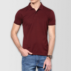 Polos en Polyester uni avec Logo, uniforme de travail d'équipe pour hommes, impression personnalisée brodée 2, vente en gros, polos élégants pour hommes, Top Sale - Product Image 5