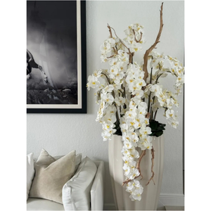 <span class=keywords><strong>Pot</strong></span> <span class=keywords><strong>de</strong></span> fleurs en fibre <span class=keywords><strong>de</strong></span> verre blanc, style nordique simple, décoration artistique, pots <span class=keywords><strong>de</strong></span> fleurs géants pour l'intérieur <span class=keywords><strong>de</strong></span> la maison, pots et jardinières - Product Image 4