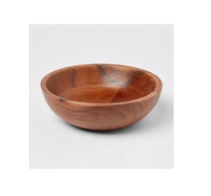 Juego de cuencos de madera de alta calidad para velas, cuenco de masa pequeño de madera para decoración, venta al por mayor de ndia - Product Image 1