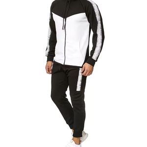 Ensemble de survêtement d'hiver 100% coton léger vierge unisexe personnalisation complète vente en gros survêtements coupe-vent disponibles tous - Product Image 1