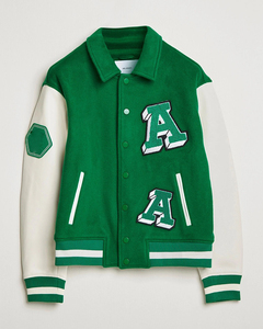Veste de baseball personnalisée pour homme, écologique, coupe-vent, respirante, 100% laine, avec broderie - Product Image 5