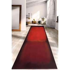 Tapis imprimé abstrait : moderne, artistique, minimaliste, personnalisé, décoratif, tapis en chenille - Product Image 4