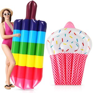 Top Quality Giant Food Shape <b>Inflatable</b> <b>Pool</b> Floats Fruit Design Pineapple Eggplant Watermelon Pizza Cupcake Hot Dog Summer - Product Image 1